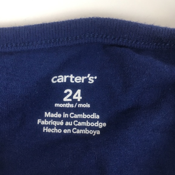 Carters 24 M Girls Crab & Anchor Romper One Piece - Picture 6 of 6